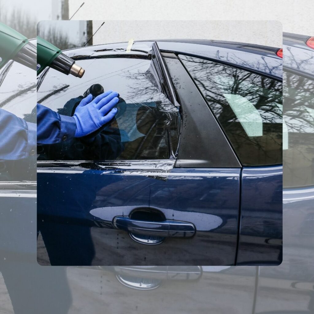 Auto glass tinting