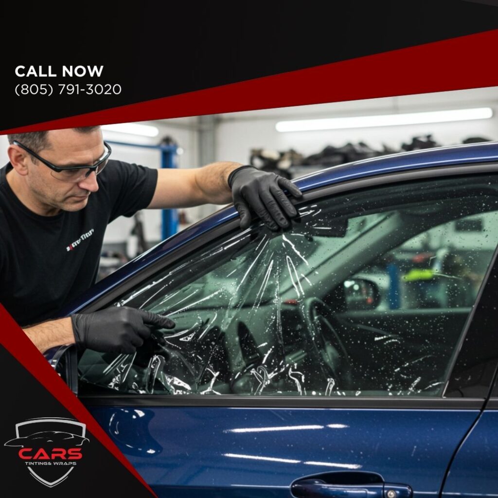 Auto glass tinting