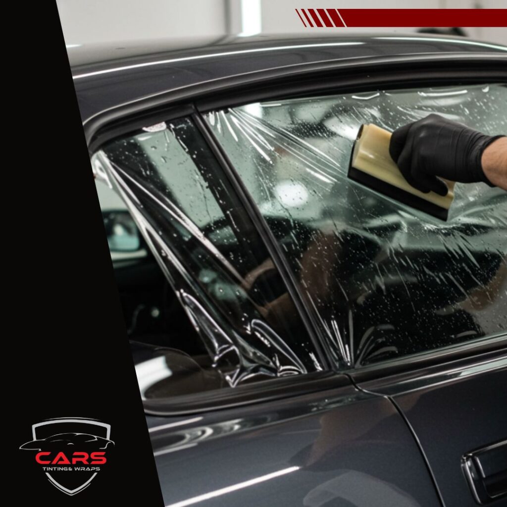 Auto glass tinting