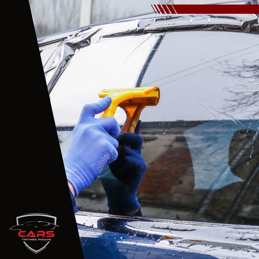 Auto glass tinting